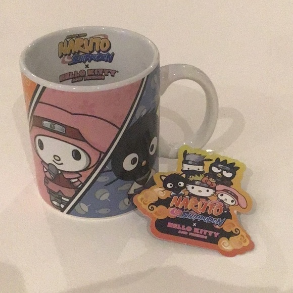 Hello Kitty and Friends X Naruto Shippuden  Mug NWT - Picture 2 of 9